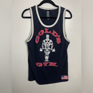 Golds Gym Navy Blue Core Training Tank Top Size L